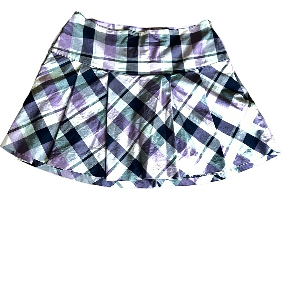 Lady Hagen Plaid skirt size 8. Purple Plaid Golf Skirt with Pockets‎